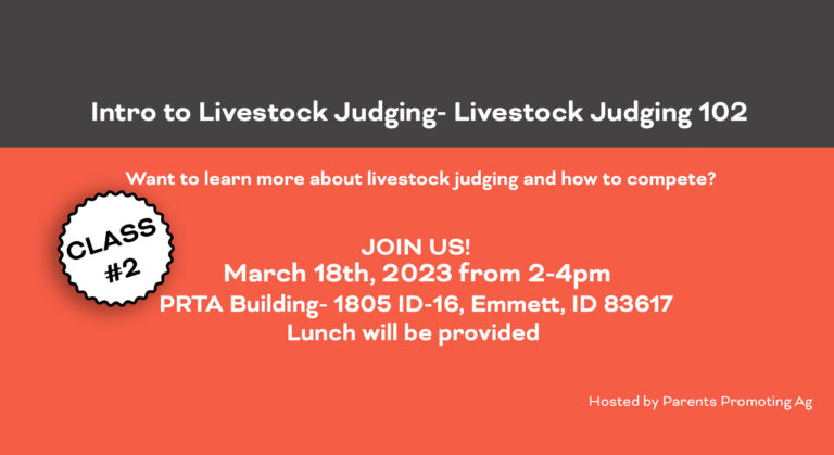 Livestock Judging 102